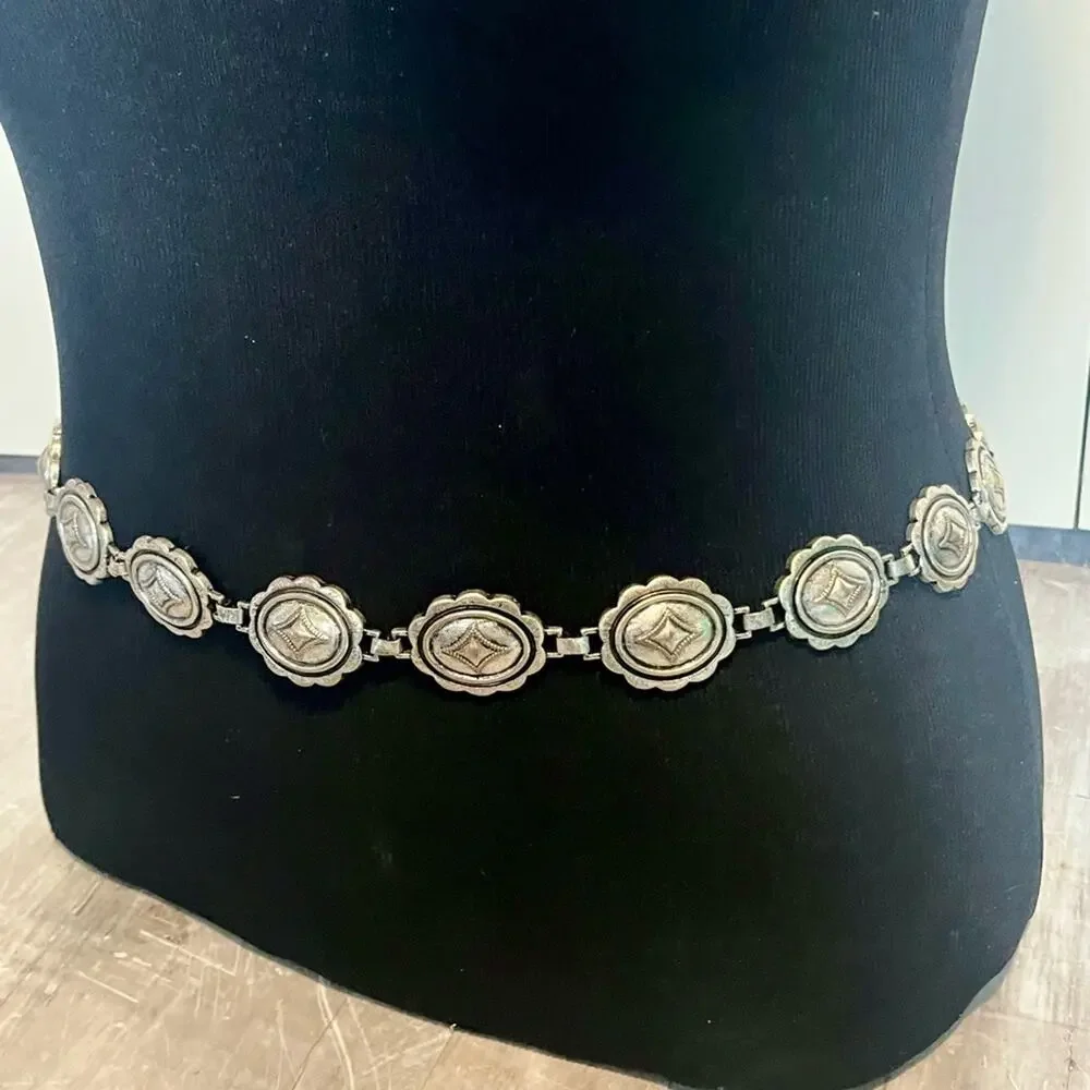 Metal Southwest style belt